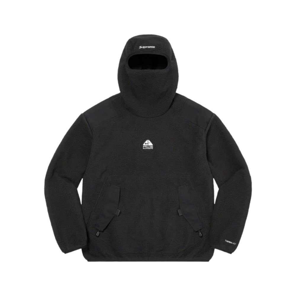 슈프림 x 나이키 ACG 플리스 풀오버 블랙